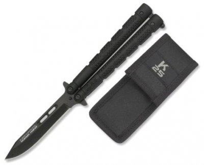 Nůž motýlek K25 36250 s pouzdrem černý