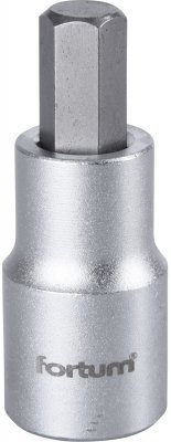 Hlavice zástrčná 1/2" imbus, H 10, L 55mm FORTUM