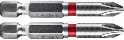 Hrot křížový phillips, sada 2ks, PH 2x50mm, S2 FORTUM