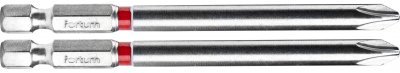 Hrot křížový phillips, sada 2ks, PH 2x90mm, S2 FORTUM