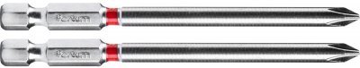 Hrot křížový phillips, sada 2ks, PH 1x90mm, S2 FORTUM