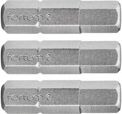 Hrot imbus sada 3ks, H 5x25mm, S2 FORTUM
