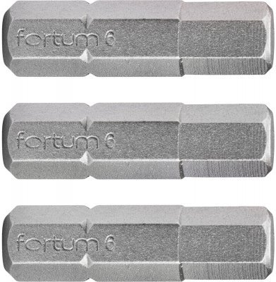 Hrot imbus sada 3ks, H 6x25mm, S2 FORTUM