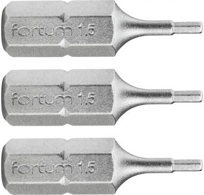 Hrot imbus sada 3ks, H 1,5x25mm, S2 FORTUM