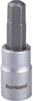 Hlavice zástrčná 1/4" imbus, H 6, L 38mm FORTUM