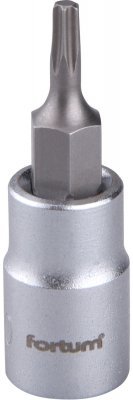 Hlavice zástrčná 1/4" hrot TORX, T 10, L 37mm FORTUM