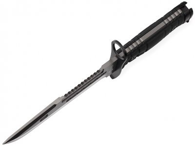 Nůž s pevnou čepelí K25 32067 BAYONET s pouzdrem černý