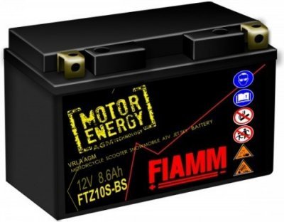 Motobaterie Fiamm MotorEnergy AGM 12V, 8.6Ah, FTZ10S-12B