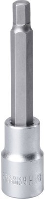 Hlavice zástrčná 1/2" prodlouž. imbus, H 8, L 100mm FORTUM