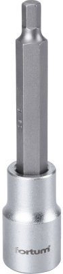 Hlavice zástrčná 1/2" prodlouž. imbus, H 6, L 100mm FORTUM