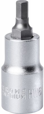 Hlavice zástrčná 1/2" imbus, H 6, L 55mm FORTUM