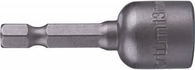 Klíč nástrčný magnetický 1/4" stopka, 13x48mm, CrV FORTUM