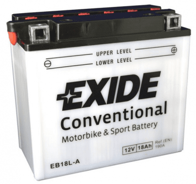 Motobaterie Exide Bike Conventional 12V, 18Ah, EB18L-A
