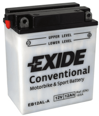Motobaterie Exide Bike Conventional 12V, 12Ah, EB12AL-A