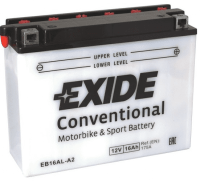 Motobaterie Exide Bike Conventional 12V, 16Ah, EB16AL-A2