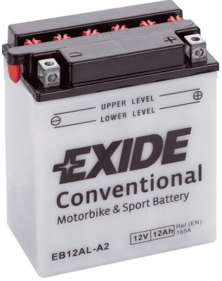 Motobaterie Exide Bike Conventional 12V, 12Ah, EB12AL-A2