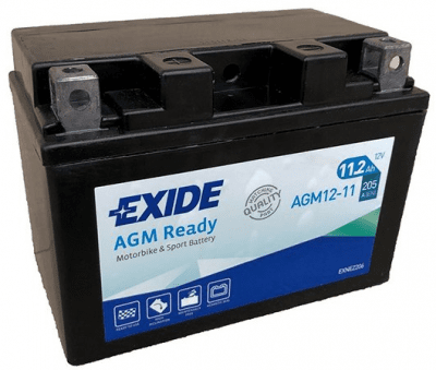 Motobaterie Exide Bike AGM Ready 12V, 11Ah, AGM12-11