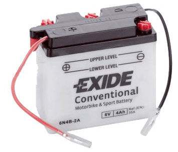 Motobaterie Exide Bike Conventional 6V, 4Ah, 6N4B-2A