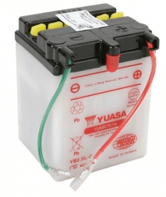 Motobaterie Yuasa Yumicron 12V, 2.5Ah, 19A, YB2.5L-C