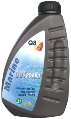 Motorový olej Q8 Outboard 2T, 1L