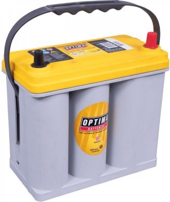 Autobaterie Optima Yellow Top 12V, R-2.7J, 38Ah, 460A, (8072-176)