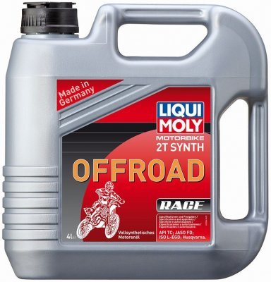 Motorový olej Liqui Moly Motorbike 2T Synth Offroad Race, 4L