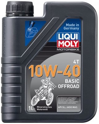 Motorový olej Liqui Moly Motorbike 4T Basic Offroad 10W-40, 1L