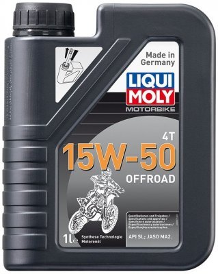 Motorový olej Liqui Moly Motorbike 4T Offroad 15W-50, 1L