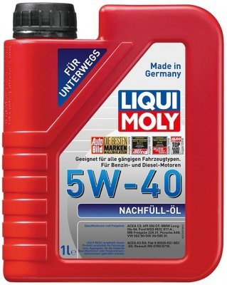 Motorový olej Liqui Moly Nachfüll-Öl 5W-40, 1L