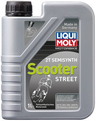 Motorový olej Liqui Moly Motorbike 2T Semisynth Scooter Street, 1L