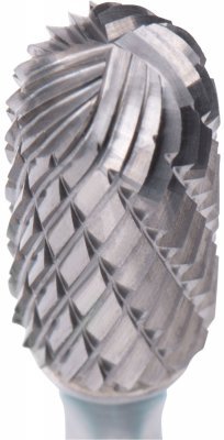 Fréza karbidová, válcová s kulovým čelem, pr.12x25mm/stopka 6mm, sek střední EXTOL INDUSTRIAL