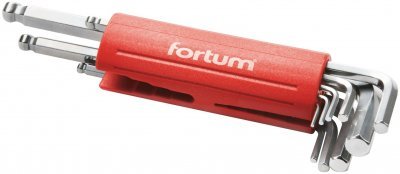 L-klíče IMBUS, sada 9ks, 1,5-10mm FORTUM
