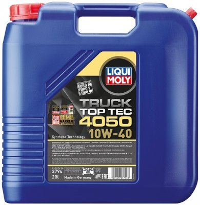 Motorový olej Liqui Moly Top Tec Truck 4050 10W-40, 20L