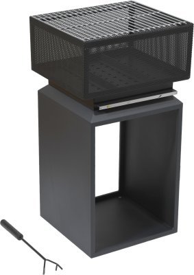 Ohniště CUBE s mřížkou 74cm Cattara 13007