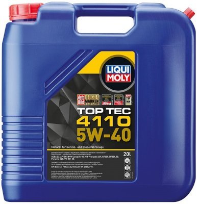 Motorový olej Liqui Moly Top Tec 4110 5W-40, 20L
