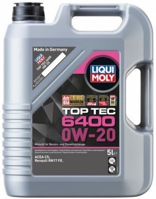 Motorový olej Liqui Moly Top Tec 6400 0W-20, 5L