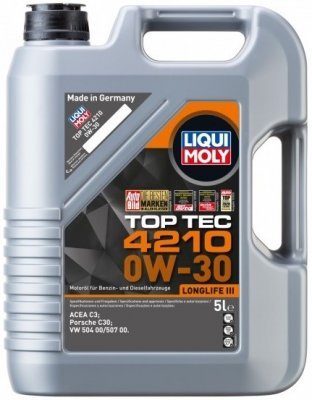 Motorový olej Liqui Moly Top Tec 4210 0W-30, 5L