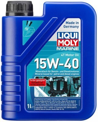 Motorový list Liqui Moly Marine 4T 15W-40, 1L