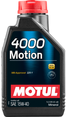 Motorový olej Motul 4000 Motion 15W-40, 1L