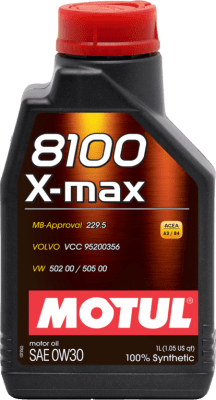 Motorový olej Motul 8100 X-MAX 0W-30, 1L