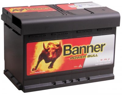 Autobaterie Banner Power Bull 12V, 74Ah, 680A, P74 12