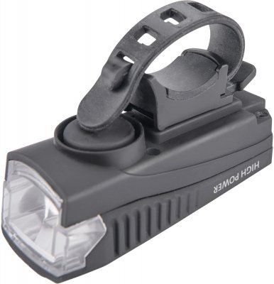 Světlo bílé na kolo 350lm, USB nabíjení, klakson, 5W LED EXTOL LIGHT