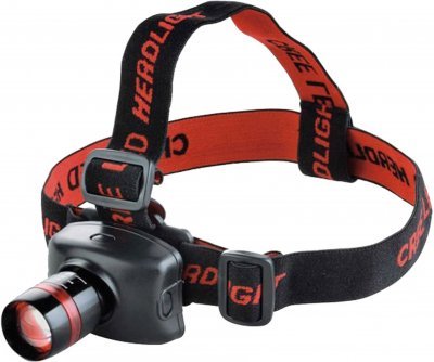 Čelovka 120lm CREE, 3W CREE LED, hliník a ABS plast EXTOL LIGHT