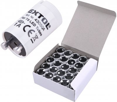 Startér pro LED zářivky, 25ks EXTOL LIGHT