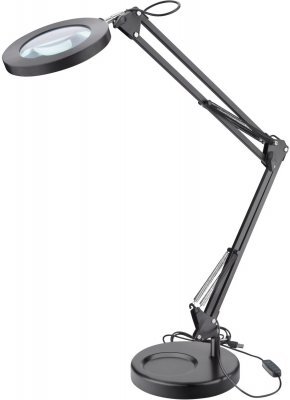 Lampa stolní s lupou, USB napájení, 1300lm, 3 barvy světla, 5x zvětšení EXTOL LIGHT