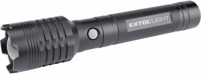 Svítilna 4000lm COB, zoom, USB nabíjení s powerbankou, 60W COB LED EXTOL LIGHT