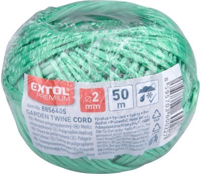 Provázek motouz polypropylenový, ⌀2mm x 50m EXTOL PREMIUM