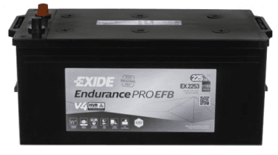 Autobaterie Exide EndurancePRO EFB 12V, 225Ah, 1150A, EX2253