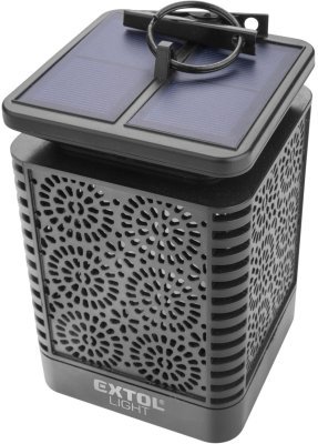 Pochodeň LED s plamenem, solární nabíjení, 12x LED EXTOL LIGHT