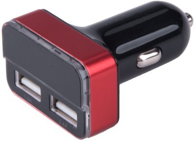 Nabíječka USB do auta, 12/24V, 2xUSB, měřič, 3,4A, 17W EXTOL ENERGY